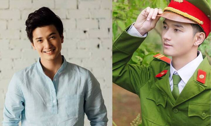 Nam cảnh sát cơ động Đắk Lắk được ví là bản sao hot boy Huỳnh Anh