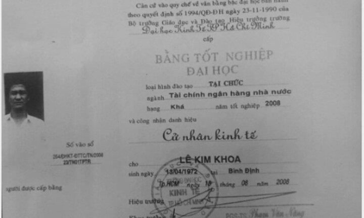 Dùng bằng đại học giả, Trưởng ban Tổ chức Huyện ủy ở Gia Lai mất chức