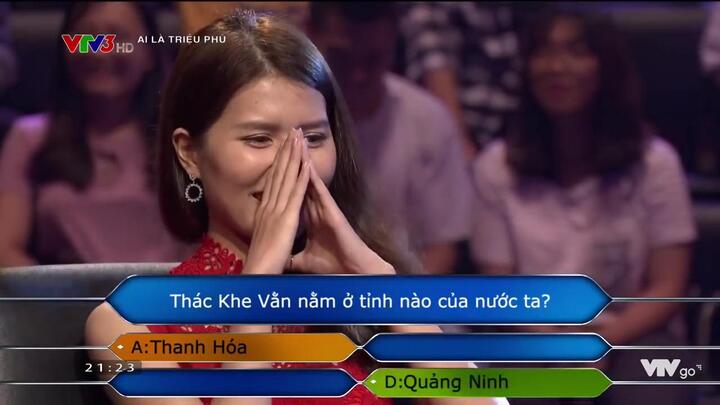 Tin 100% khán giả 'Ai là triệu phú', cô gái xứ Thanh nhận cái kết đắng