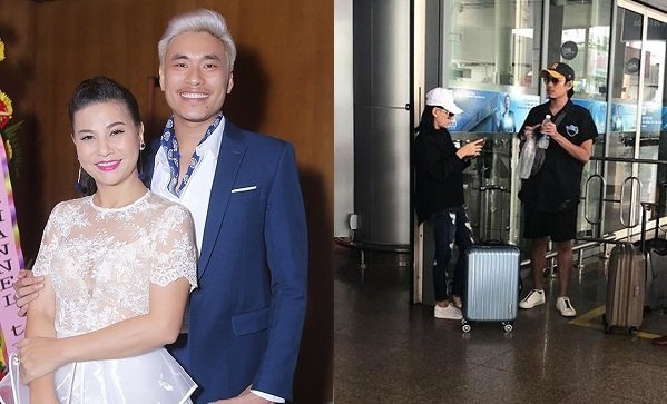Xuất hiện hình ảnh được cho là Cát Phượng - Kiều Minh Tuấn ở sân bay