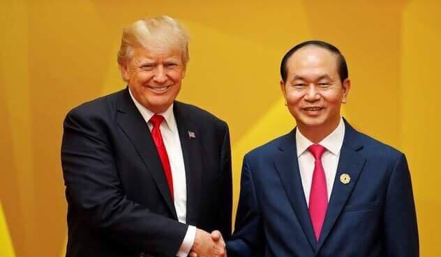 Tổng thống Donald Trump: Chủ tịch nước Trần Đại Quang là người bạn tuyệt vời của nước Mỹ