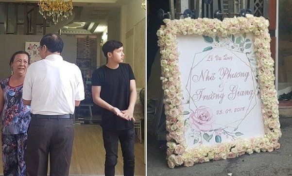 Gia đình Nhã Phương tất bật trang trí trước giờ diễn ra lễ cưới