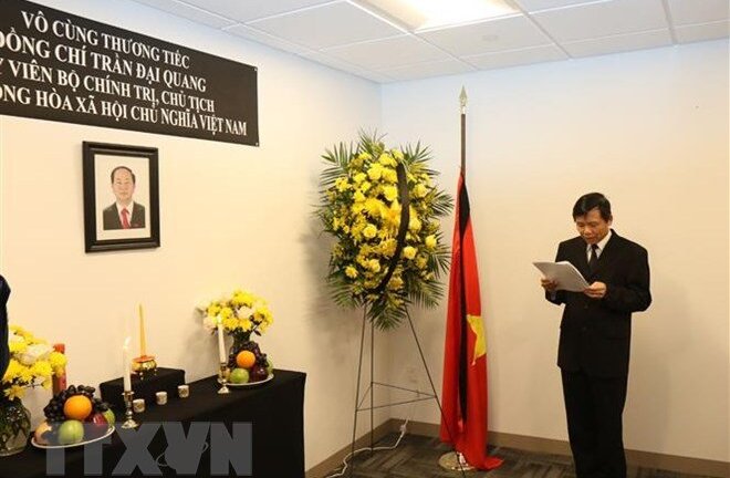 Lễ viếng và mở sổ tang Chủ tịch nước Trần Đại Quang tại LHQ