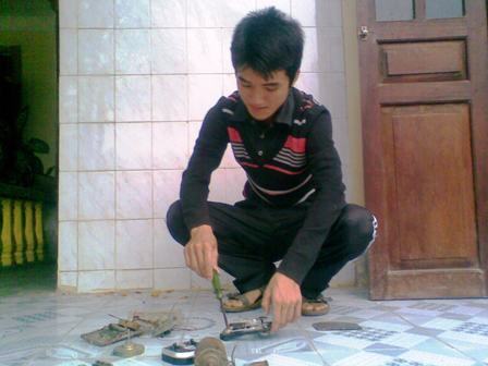 Chàng trai xứ Nghệ đam mê sáng chế