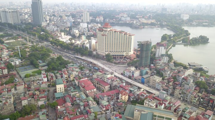 Ảnh: Dự án cầu vượt An Dương - Thanh Niên hơn 300 tỷ đồng ở Hà Nội sắp hoàn thành