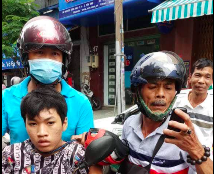 Hiệp sĩ truy đuổi như phim hành động, tóm gọn tên cướp giật ba lô phụ nữ