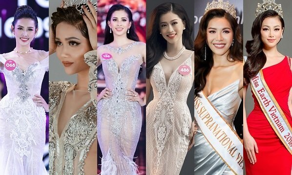 Đọ nhan sắc dàn mỹ nhân đại diện Việt Nam chinh chiến tại các cuộc thi Hoa hậu quốc tế 2018
