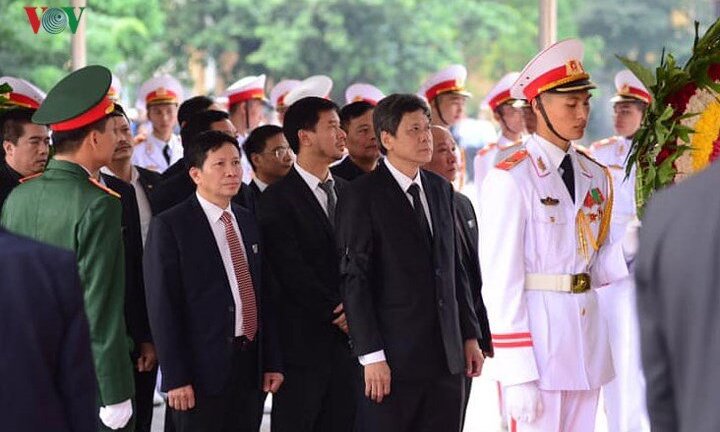 Lãnh đạo Đài Tiếng nói Việt Nam viếng nguyên Tổng Bí thư Đỗ Mười