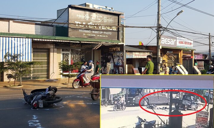 Bắt tài xế xe tải tông chết trung úy quân đội trên đường Hồ Chí Minh