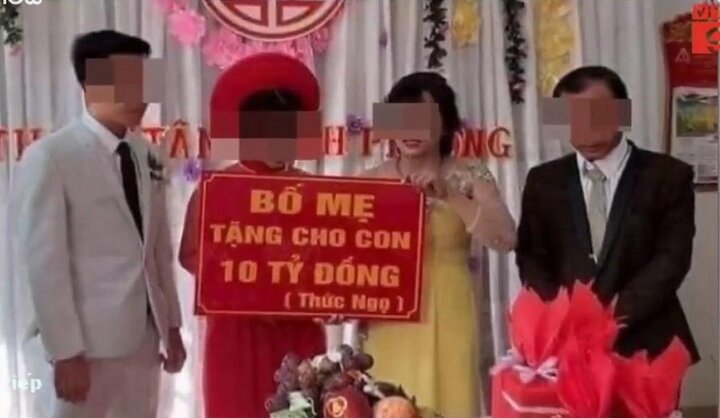 Thực hư cô dâu chú rể Bình Phước được bố mẹ trao quà cưới 10 tỷ đồng