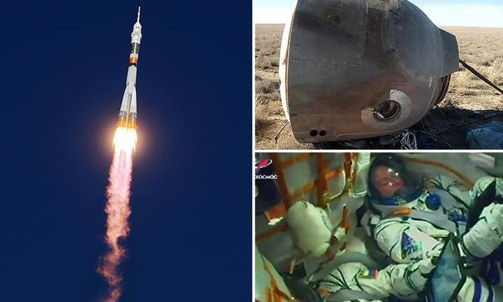 Video: Toàn cảnh tàu vũ trụ Nga gặp nạn, 2 phi hành gia sống sót kỳ diệu