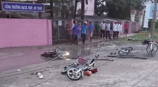 Dây điện đứt khiến 6 học sinh thương vong ở Long An: Giám đốc Điện lực huyện thông tin nguyên nhân