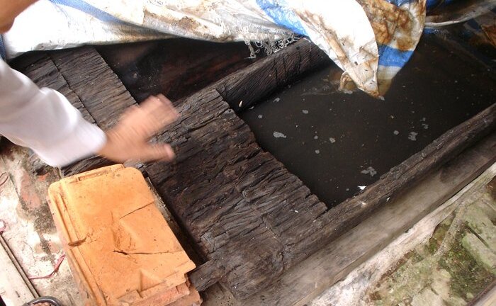 Sửng sốt với nghĩa địa mộ thân cây gỗ lim nguyên vẹn từ 3.000 năm trước ở Hưng Yên