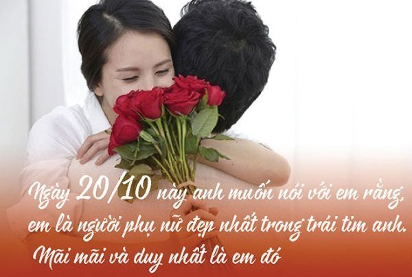 Lời chúc ngày Phụ nữ Việt Nam 20/10 ngọt ngào dành cho người yêu