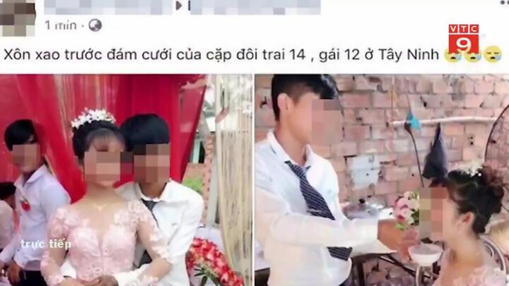 Sự thật đám cưới chú rể 14 tuổi, cô dâu 12 tuổi ở Tây Ninh
