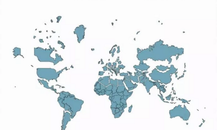 Tất cả các bản đồ thế giới trước đây đều sai hoàn toàn, đây mới là bản đồ chính xác