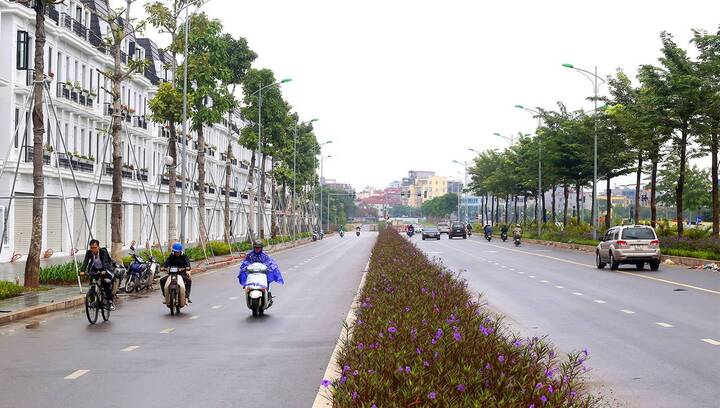 Video: Ngắm con đường 127 tỷ đồng rộng 10 làn xe nối hai tuyến vành đai ở Thủ đô
