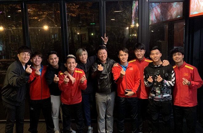 Văn Thanh gặp lại Tuấn Anh, Xuân Trường, Công Phượng ở Hàn Quốc