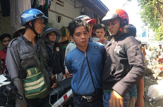 ‘Hiệp sĩ' Bình Dương bắt nghi can trộm xe máy