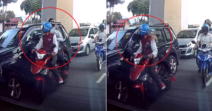 Clip: Cướp đi xe máy đập kính ô tô, giật túi xách trong 3 giây gây sốc