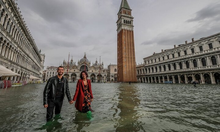 Ảnh, video: Lũ lụt khiến 3/4 thành phố Venice, Italia ngập trong biển nước