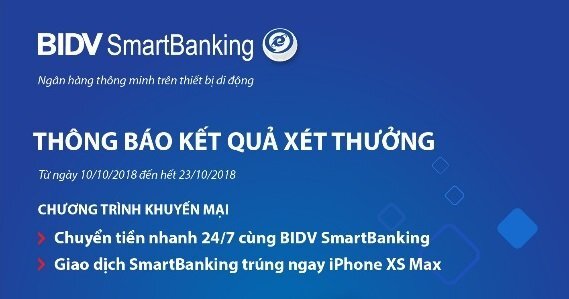 Hàng nghìn người nhận thưởng khi Chuyển tiền và Giao dịch SmartBanking