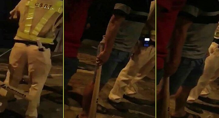 Người vi phạm bị ‘người lạ’ đánh gần chốt CSGT