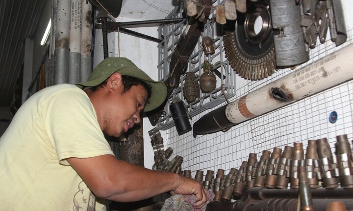 Chiêm ngưỡng bộ sưu tập kỷ vật thời chiến của chàng trai xứ Quảng