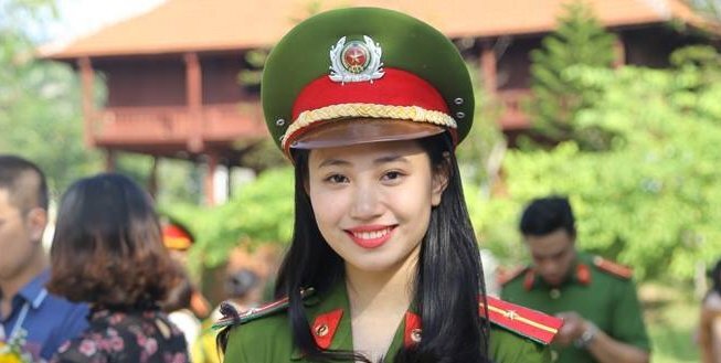 Ảnh: Nam thanh, nữ tú của Học viện Cảnh sát Nhân dân rạng ngời trong lễ bế giảng