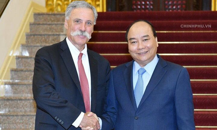 Thủ tướng tiếp lãnh đạo Tập đoàn đưa Giải đua F1 vào Việt Nam