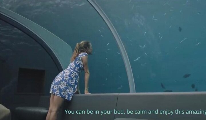 Khách sạn đẹp như thủy cung dưới Ấn Độ Dương giá 1 tỷ đồng/đêm