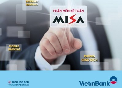 VietinBank triển khai thí điểm kết nối ngân hàng điện tử trên phần mềm kế toán MISA