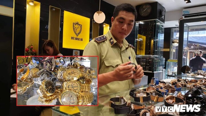 Hàng trăm đồng hồ nghi giả mạo các thương hiệu nổi tiếng trên thế giới