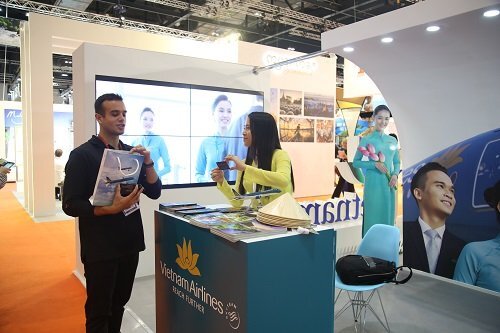 Vietnam Airlines quảng bá thương hiệu tại Hội chợ du lịch thế giới