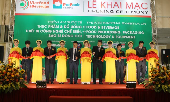 Khai mạc Triển lãm Vietfood & Beverage - Propack 2018 tại Hà Nội