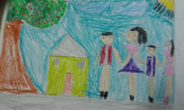 Ảnh: Học sinh lớp 2 học văn qua tranh vẽ