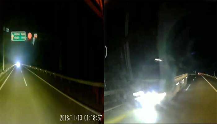 Video: Tài xế máu lạnh lao ô tô ngược chiều cao tốc Nội Bài- Lào Cai