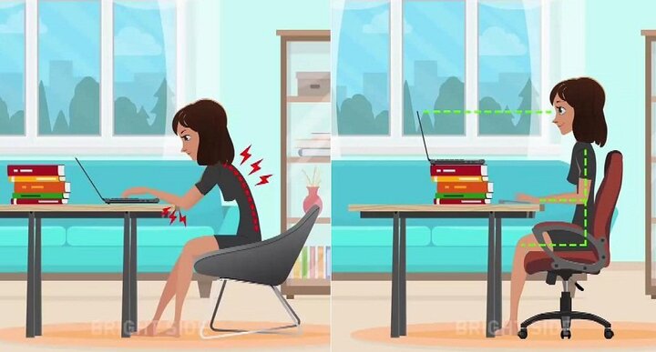 Video: Tư thế ngồi trước máy tính tránh đau lưng cho dân văn phòng