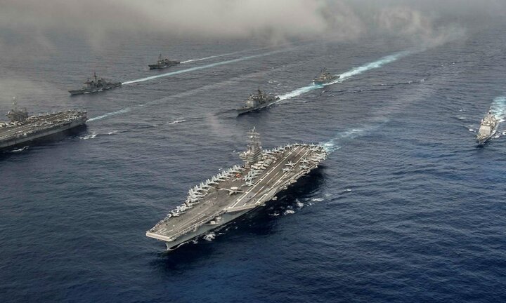 Hàng trăm chiến đấu cơ Mỹ rầm rộ tập trận ở Biển Philippines