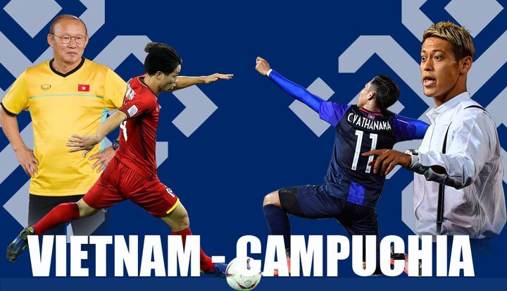 Infographic: Thống kê Việt Nam vs Campuchia khiến HLV Honda 'rùng mình'