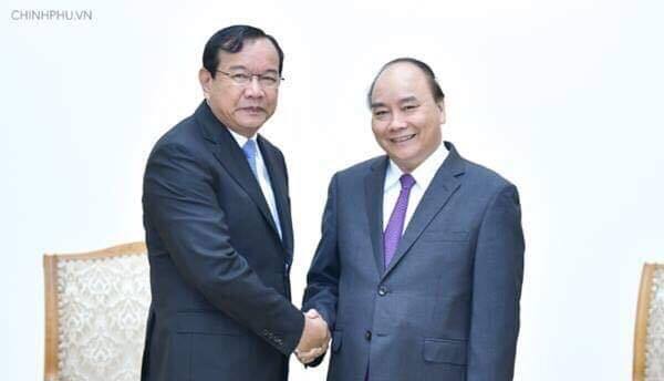 Thủ tướng Nguyễn Xuân Phúc tiếp Phó Thủ tướng Campuchia
