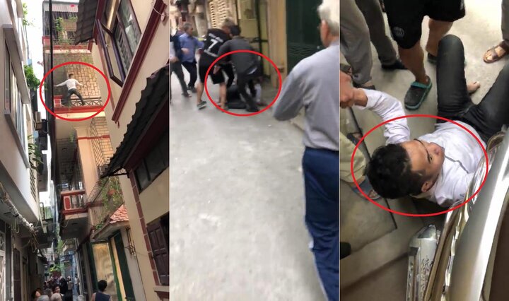 Xôn xao clip trộm leo tường tẩu thoát như Người Nhện, bị cả xóm vây bắt