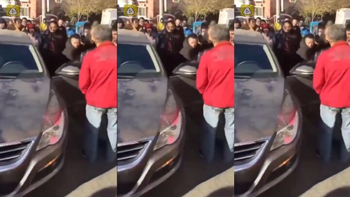 Đâm vào xe điện nhưng không dừng lại giải quyết, nữ tài xế nhận cái kết đắng