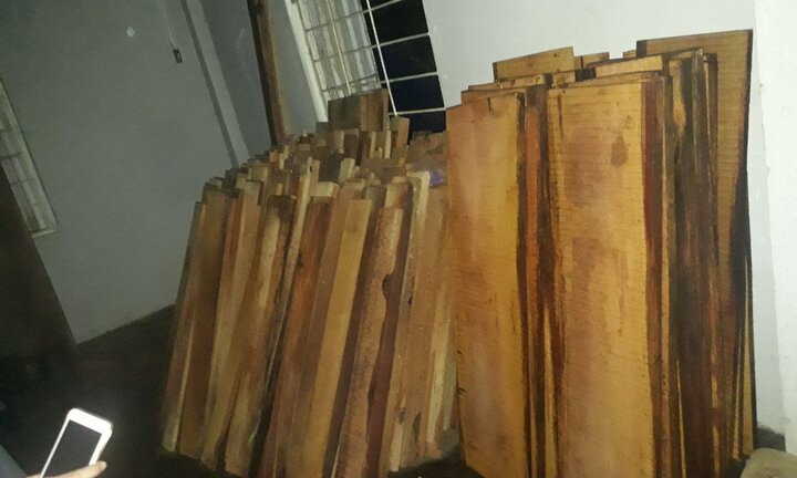 Theo dõi xe ô tô vận chuyển gỗ, lòi ra hàng chục phách gỗ cất trữ trong nhà máy thủy điện