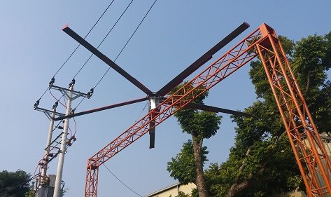 Quạt trần công nghiệp: Giải pháp thông gió, làm mát hiệu quả cho không gian rộng lớn