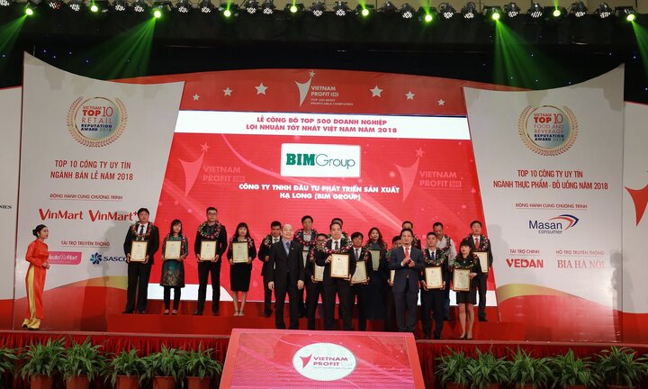 BIM Group đạt thứ hạng cao trong top doanh nghiệp lợi nhuận tốt nhất Việt Nam 2018