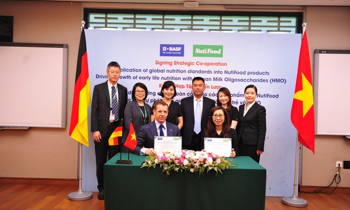 NutiFood - công ty thuần Việt đầu tiên hợp tác với BASF ứng dụng HMO