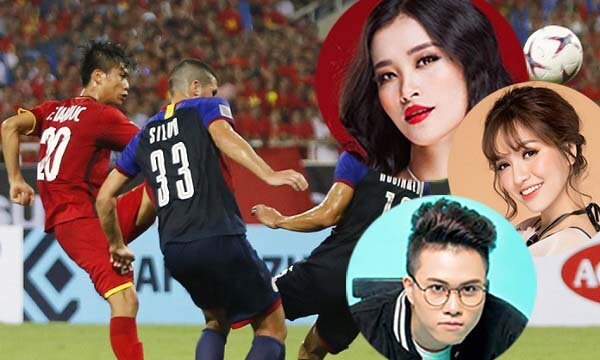Đông Nhi, Bích Phương 'lầy lội' ăn mừng, Lê Thiện Hiếu sáng tác ngay ca khúc dành tặng đội tuyển Việt Nam