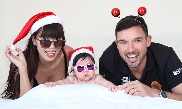 Vợ chồng siêu mẫu Hà Anh hạnh phúc khoe ảnh con gái cưng cực đáng yêu