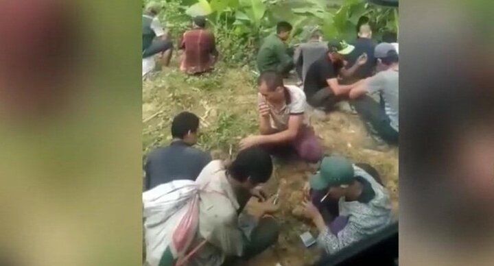 Hãi hùng con nghiện dùng chung bơm kim tiêm, chích ma túy giữa ban ngày ở Lào Cai